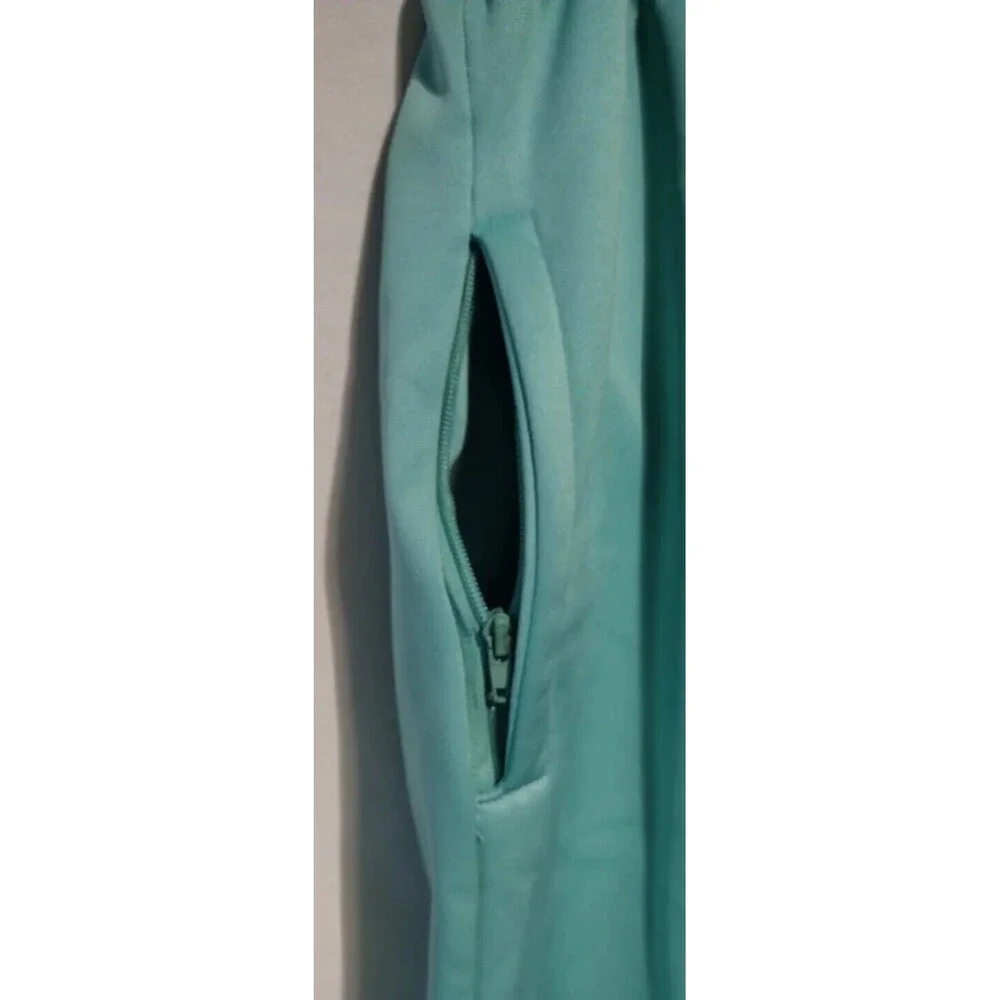 Mens Medium 2pc Winners NYC Track Suit Teal Green - Picture 8 of 9